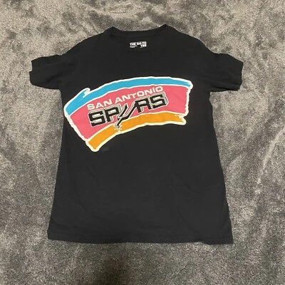 Футболка мужская San Antonio Spurs небольшая Adidas черная с коротким рукавом логотип NBA - Изображение 1 из 4