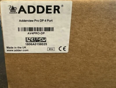 New ADDERView® 4PRO-DP (AV4PRO) DP Switch - Image 1 of 2
