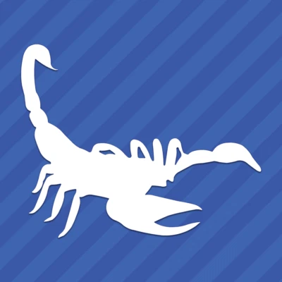 Scorpion Vinyl Decal Sticker - Image 1 of 2