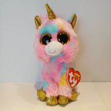 Fantasia the Unicorn - Ty Beanie Boo Plush - Style 36158 - Regular 6” 15cm - NEW