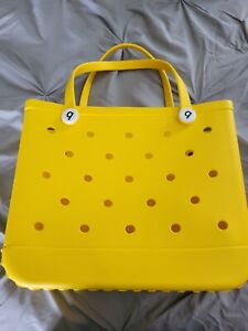 Bogg Bag Lady Shopping Large Summer Beach Tote Casual Travel Sunflower Yellow