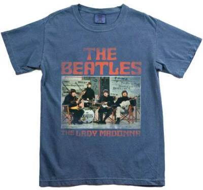 The Beatles Lady Madonna White Album Classic Rock Music Band T Shirt BTL-1024 - Image 1 of 3