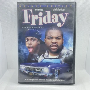 Friday DVD 1995 (Director's Cut) Ice Cube Chris Tucker Bernie Mac Tiny Lister - Imagen 1 de 4