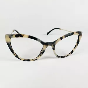 MIU MIU eyeglasses BEIGE TORTOISE CATS EYE glasses frame MOD: SMU 03U KAD-3M1 - Picture 1 of 10