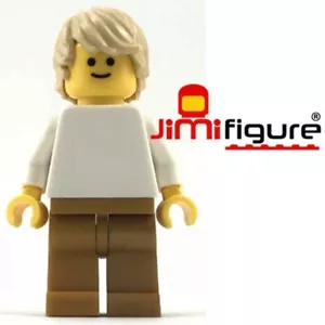 NEW LEGO Minifigure Man Male White Torso Pearl Gold Legs 10405 PLN189 Genuine - Picture 1 of 1