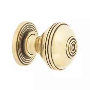 Cupboard Door Knob Preston Aged Brass Internal Kitchen Cabinet Pull Handle 40mm - Picture 1 of 2