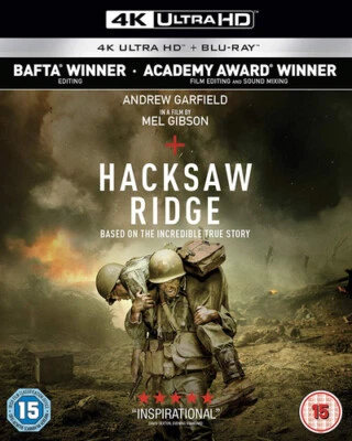 Hacksaw Ridge Blu-ray (2017) Andrew Garfield, Gibson (DIR) cert 15 2 discs - Image 1 of 2