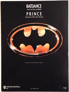 NEW BATMAN 1989 PRINCE Rock FILM SONG sheet music 15pgs BATDANCE Bat dance man - Picture 1 of 1