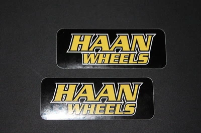 #89 Adesivo Haan Wheels Ruote Moto Moto Sticker Decalcomania Bapperl Adesivo Race