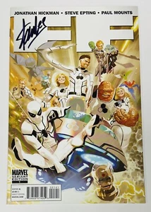 Fantastic Four #1 Acuña 1:25 RI autógrafo firmado Stan Lee 1st Future Foundations - Imagen 1 de 2