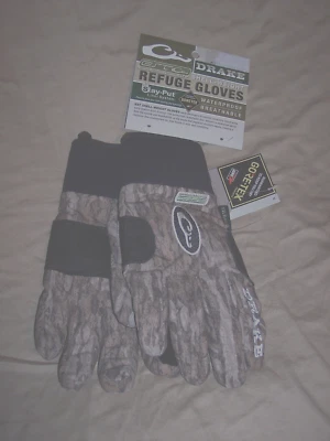 Mens Large Goretex Gloves Cold Weather Gloves Insulated Waterproof Camo Hunting - Image 1 of 4