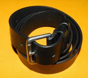 CINTURÓN HOMBRE POLO RALPH LAUREN NEGRO CUERO GENUINO TALLA 50/125cm.. - Imagen 1 de 7