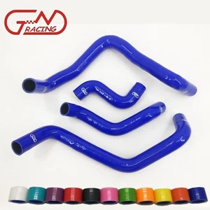 Fit 1972-1983 Fiat Bertone X 1/9 X1/9 Silicone Radiator Cooling Hoses Kit Blue - Picture 1 of 11