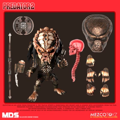 Figura Mezco Designer Series MDS PREDATOR 2 CITY HUNTER SIN USAR, EN CAJA Foto 1 de 4