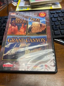 EXPLORE THE GRAND STAIRCASE: BRYCE CANYON, GRAND CANYON & ZION DVD, TOUR IN PARK - Picture 1 of 1