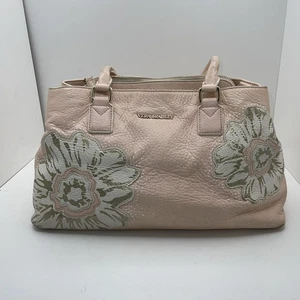 Vera Bradley La Fleur Emma Floral Blush Pink Leder wandelbare Umhängetasche gebraucht, in einwandfreiem Zustand - Bild 1 von 16