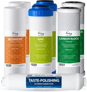 iSpring F9K 1-Year Reverse Osmosis Water Filter Replacement Cartridge Pack... - Picture 1 of 7