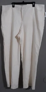 Neu - Damen Cato weiß weites Bein hoher Bund Karriere Hose Hose. gr 22w - Bild 1 von 10