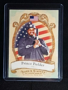 2009 Topps Allen & Ginter #NP12 Prince Fielder National Pride Milwaukee Brewers - Bild 1 von 2