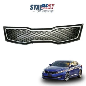 Parrilla superior delantera cromada panal para Kia Optima SX 2011 2012 2013 - Imagen 1 de 6