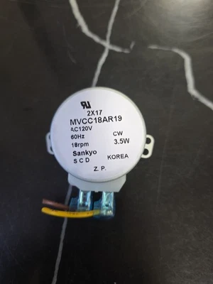 Samsung Refrigerator Dispenser Motor Part Number MVCD18AR19 Replacement - Image 1 of 3