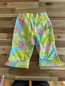 Vintage Lilly Pulitzer Private Island Print Crop Pants Size 5 - Picture 1 of 3