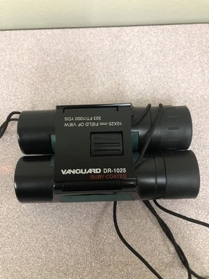 Vanguard DR-1025 Compact Binoculars 10x25mm Ruby Coated. Case Included - Image 1 of 4