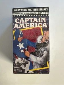 Video Treasures Hollywood Matinee 1944 CAPTAIN AMERICA VHS New Sealed - Foto 1 di 3