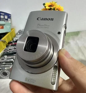 Canon PowerShot ELPH 180 HS / Canon IXUS 175 20MP Digital Camera Silver 85% New - Picture 1 of 5