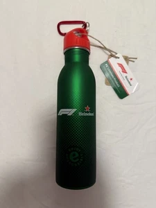 BNWT Official Heineken F1 Racing Sports Water Bottle Green New Formula - Picture 1 of 11