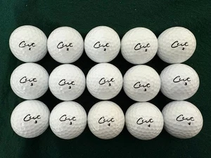 15 CUT RED GOLF BALLS - MINT/NEAR MINT - NO LOGOS - SAME BALLS SHOWN IN PHOTOS - Picture 1 of 2