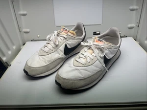 Nike Zapatos Para Hombres 13 Blanco Nylon Gamuza Waffle Entrenador 2 Dos Tonos Retro Tenis - Imagen 1 de 6