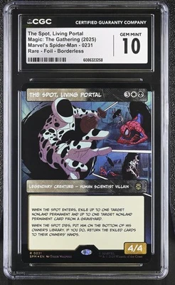 THE SPOT, LIVING PORTAL Marvel's Spider-Man Borderless Foil CGC 10 MTG - Image 1 of 2