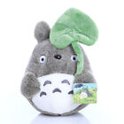 My Neighbor Totoro Plush Doll 8" Soft Stuffed Dark Grey Leaf Totoro Toy Gift