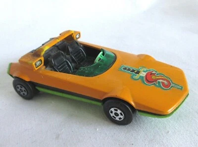 1971 MATCHBOX LESNEY ENGLAND SUPERKINGS K-31 BERTONE RUNABOUT ORANGE GREEN VG+ - Image 1 of 4