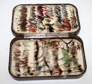 6.1/4" Hardy Neroda No-6 Box Shanell bars +60 Vintage fishing May & Dry fl (21) - Picture 1 of 9