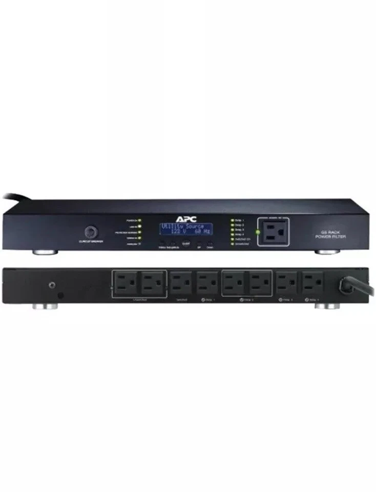 G5BLK 9-Outlet G-Type 15-Amp Rack-Mountable Power - Image 1 of 1