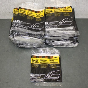 (48) 3M Wood Refinisher's Tack Cloth 10132NA, 17" x 36", White Polyester Rag - Picture 1 of 4