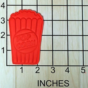Movie Popcorn Fondant Cookie Cutter AND Stamp #1659 - Picture 1 of 3