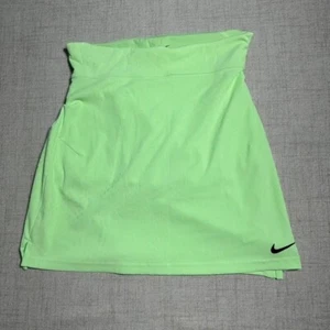 Nike Dri-FIT ADV Tennis Skirt Athletic Golf Neon Green Skort Women's M - Picture 1 of 7