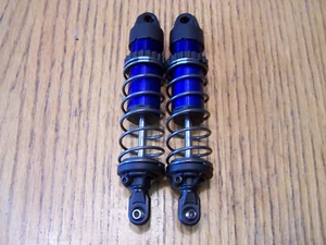 Fit Traxxas Sledge 95096-4 Front GT-Maxx Blue Aluminum Shocks Spring Plastic Cap - Picture 1 of 2