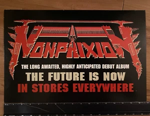 Póster Promocional Oficial Nonphixion The Future Is Now Non Phixion RARO 2001 Hip Hop - Imagen 1 de 1