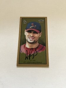 2003 Topps 205 #3 Mini Polar Bear ALBERT PUJOLS ST. Louis Cardinals (Facsimile) 