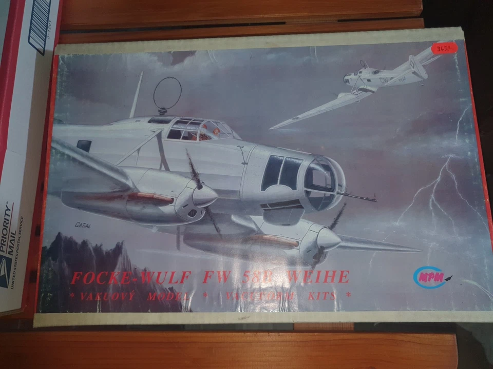 1:48 MPM FOCKE WULF FW-58B WEIHE     ULTRA RARE HARD TO FIND OOP VACUFORM KIT - Immagine 1 di 4