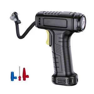 150PSI Portable Car Tire Inflator Air Compressor Pump Pressure Gauge Handheld US - Bild 1 von 12