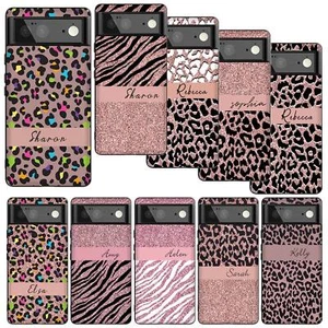 For Google Pixel 9 8A 7 6 Pro 6A 5A Leopard Print Personalised Phone Case Cover - Picture 1 of 92