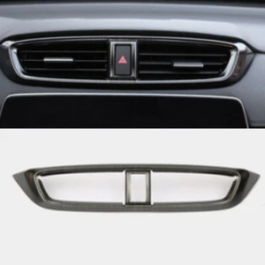 For Honda CRV CR-V 2017-2022 Black Titanium Middle Console Air Outlet Vent Cover - Picture 1 of 5