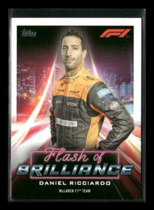 2022 Topps Formula 1 F1 #FOB-DR Daniel Ricciardo Flash of Brilliance - Picture 1 of 2
