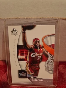 2005 06 SP AUTHENTIC #14 LEBRON JAMES 3RD YEAR CLEVELAND CAVALIERS - Picture 1 of 7