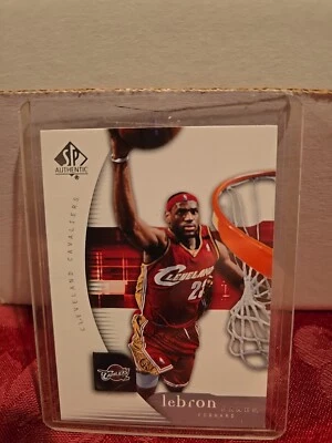 2005 06 SP AUTHENTIC #14 LEBRON JAMES 3RD YEAR CLEVELAND CAVALIERS - Image 1 of 4